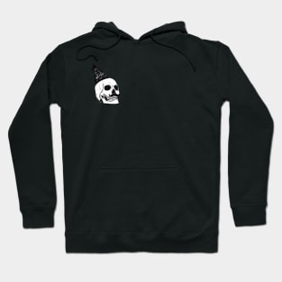 Skeleton Weird at Parties Skull Mustache Hoodie